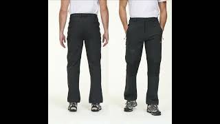 Tacvasen Mens Hiking Fleece Lined Reinforced Knees Softshell Pants fas hikingpants menswear [upl. by Nyleahcim]