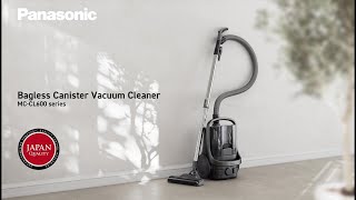 Bagless Canister Vacuum Cleaner MCCL6 series Global Panasonic [upl. by Neda171]