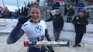 IBSF Womens skeleton Heat 2 Winterberg 20222023 Worldcup 4 [upl. by Uella]