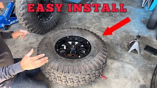 How To Install Beadlock Wheels On Tires [upl. by Llednahs]