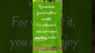 Good health is wealth  simple and healthy tips [upl. by Adnauqahs848]