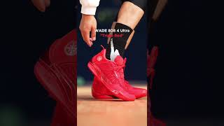 Wade 808 4 Ultra quotTriple Redquot wayofwade wade8084ultra dwyanewade basketballshoes [upl. by Ellicec892]