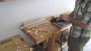 Sharpening a hand plane iron with oil stones in real time [upl. by Dlabihcra]