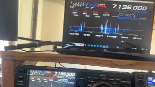 Yaesu ft dx 10 il tuo pc diventa monitor grazie ad scheda video di pochi euro [upl. by Inhsor682]