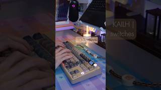 Ajazz AK870 x KAILH ice cream box switch sound test [upl. by Garner]