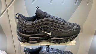 Nike Air Max 97 “Black Terry Cloth” BlackWhiteAnthracite  Style Code 921826015 [upl. by Anom463]