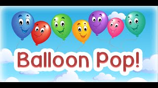 Balloon Pop Game for Kids  App Gameplay Video old [upl. by Malin]