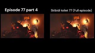 Skibidi Toilet 77 old vs improvement [upl. by Roselin124]