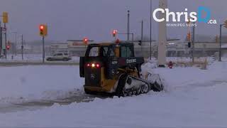 Winnipeg Winter Storm  March 5 2018  Winnipeg Manitoba [upl. by Nlycaj]