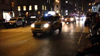 RARE BRAND NEW NYPD UNMARKED UNDERCOVER BLACK VAN PATROLLING ON 5TH AVE IN MIDTOWN MANHATTAN NYC [upl. by Oicirtap66]