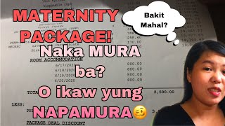 MAGKANO BA ANG GASTOS SA MATERNITY PACKAGE [upl. by Ahsemad]