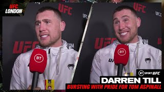 quotHe knows his pathquot Darren Till on Tom Aspinall and terrible Khamzat Chimaev impression [upl. by Icnan]