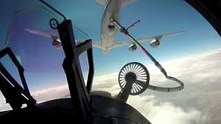 F18 Pilot Refueling MidAir [upl. by Anasus]