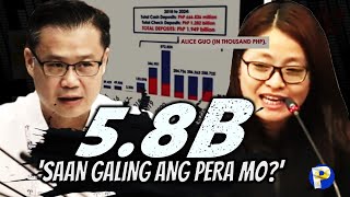 Unexplainable BILLIONS sa bank account ni Alice Guo pinatunayan ni Win Gatchalian na POGO money [upl. by Ardnama433]