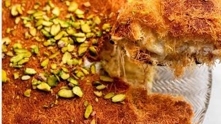 kunafa makingmiddle eastern sweet treat [upl. by Portugal221]