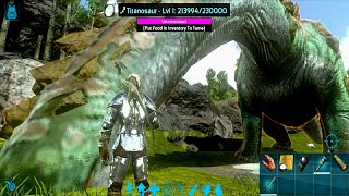 Titanosaur Taming Ark Mobile Solo  Ark Mobile How To Tame Titanosaur  2022 [upl. by Mcroberts]