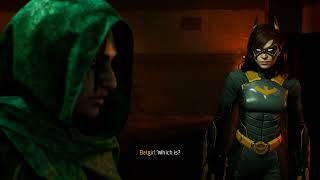 Gotham Knights  Talk to Talia al Ghul Bat Girl Gameplay [upl. by Rehsa]