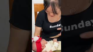 Breastfeeding mom 🥰 breastfeeding newborn baby viralvideo trending shorts [upl. by Araminta]