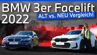 BMW 3er Facelift 2022  Alt vs Neu Vergleich  Testfahrt [upl. by Yrrehc793]