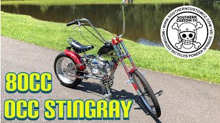 OCC Schwinn Stingray 80cc Chopper Build by Southern Custom CC [upl. by Alam]