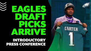 Introductory press conference for Eagles firstround draft picks Jalen Carter and Nolan Smith [upl. by Kellyann]