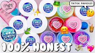 160 BlushingBBSlimes amp SlimeShadyShop Famous TikTok Slime Shop Review 💖 100 Honest [upl. by Conall974]