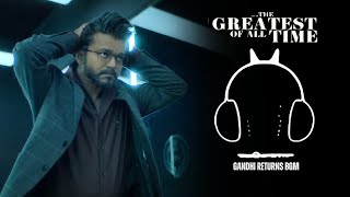 The GOAT Gandhi Returns BGM Ringtone  Thalapathy Vijay  YSR Venkat Prabhu [upl. by Diamante]