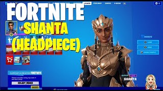 SHANTA HEADPIECE Epic StyleFortnite [upl. by Ayouqat]