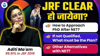 What to do After NET JRF Result PhD After NETAsst ProfessorOther Alternative with NET Aditi Mam [upl. by Esiole]