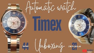 Timex 21 jewels automatic 🧨 luxury watch unboxing TWEG208SMU11 🔥 Tamil  தமிழில் 💯 [upl. by Leorsiy]