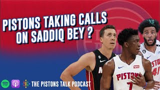 Saddiq Bey on the trade block The Pistons Talk Podcast EP 23 [upl. by Durst]