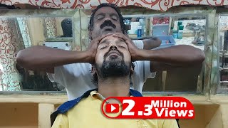 Cosmic barber head massage relax  The ASMR legend is back  Indian Massage [upl. by Zobkiw]