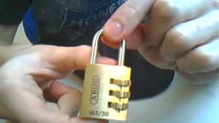 ABUS 16530 Combination Padlock Picked [upl. by Estele]