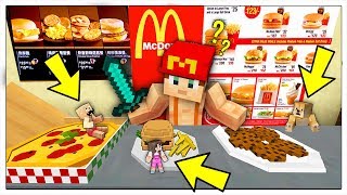 MINI NASCONDINO NEL MCDONALDS DA PICCOLISSIMI  Minecraft ITA [upl. by Ruhtua248]