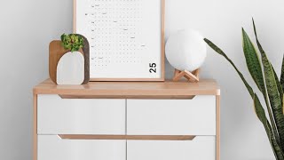 A Kickstarter Project We Love The Minimalists Wall Calendar Visualize Your 2025 [upl. by Biddy26]