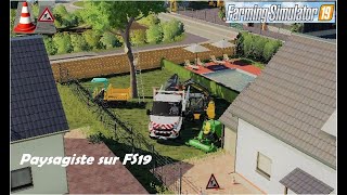 ENTRETIEN de Jardin amp ELAGAGE dun Arbre  Farming Simulator 19 PAYSAGISTE [upl. by Oler]