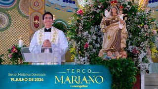 SextaFeira Mistérios Dolorosos  Terço Mariano com PadreManzottiOficial  190724 [upl. by Ellenrad]