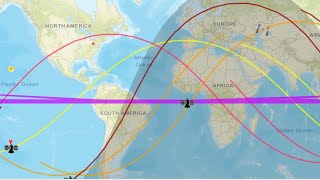 LIVE Amateur Space Force casual OSINT satelliteorbital tracking via n2yocom [upl. by Peery]