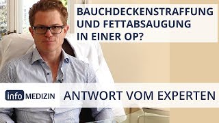 Bauchdeckenstraffung amp Fettabsaugung in einer OP  Expertenantwort von Dr Kiermeir [upl. by Millham]