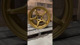 Gold 3rd Gen Camaro Wheels business powdercoating wheels camaro powdercoat [upl. by Leff508]