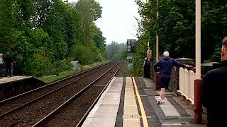 LNER Peppercorn Class A2 60532 Blue Peter passes through Codsall Station [upl. by Corliss]