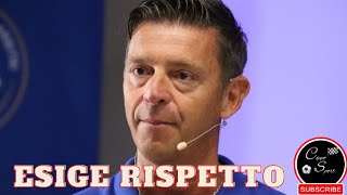 ROCCHI NON ACCETTA LE CRITICHE DI CONTE ESIGE PIÙ RISPETTO [upl. by Hartzel696]