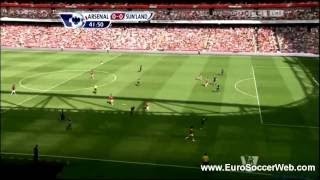 Arsenal Vs Sunderland 00 Full Match Highlights 8182012 HD [upl. by Brunell]