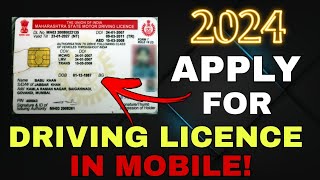 How To Apply For Driving Licence in Mobile  Apply For Driving Licence in Mobile 2024  Apply For DL [upl. by Rhoda]