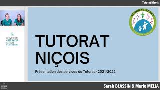 Présentation du Tutorat Niçois 20212022 [upl. by Brendis]