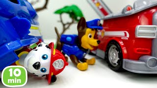 Spielzeug Videos für Kinder mit der Paw Patrol Kompilation  Kinder Cartoons  3 Folgen am Stück [upl. by Ecadnak]