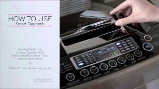 LG Smartwasher Smart DiagnosisTM  Top loader [upl. by Alansen]