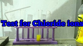 Test for Chloride ionsnew [upl. by Standford]