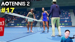 Osaka vs Pliskova  AO TENNIS 2 Simulation Gameplay 17 wCommentary [upl. by Slen]