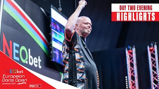 SEEDS SCATTERED  Day Two Evening Highlights  2024 European Darts Open [upl. by Iverson]